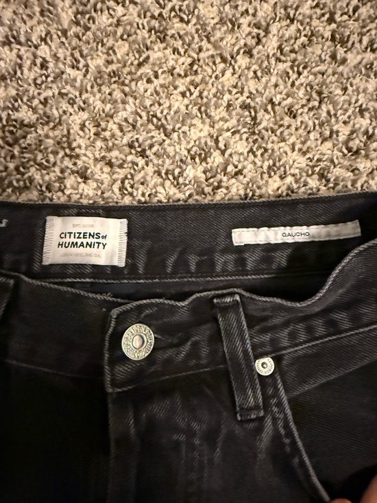 Citizens of Humanity Gaucho Vintage High-Rise Crop Wide-Leg Jeans - Picture 3 of 8